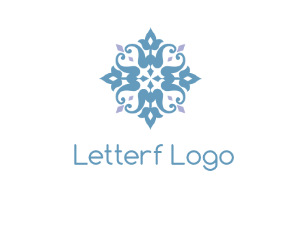 floral ornament logo