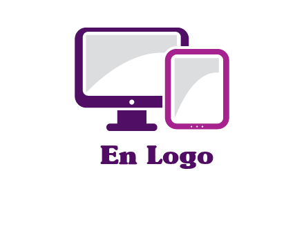 monitor and tablet logo