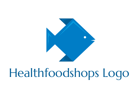 origami fish logo