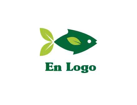 fish with leaves logo