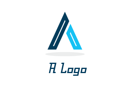 abstract letter A logo