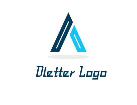 abstract letter A logo