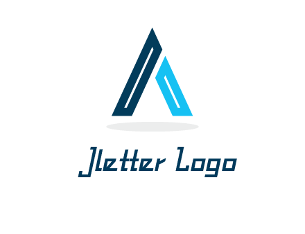 abstract letter A logo