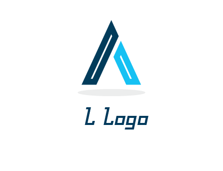 abstract letter A logo