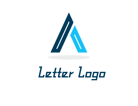 abstract letter A logo