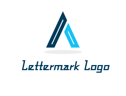 abstract letter A logo