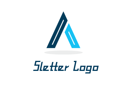 abstract letter A logo