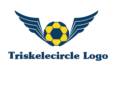 soccer ball with wings logo