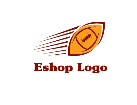 football flying logo