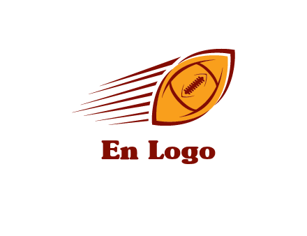 football flying logo