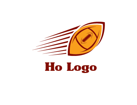 football flying logo