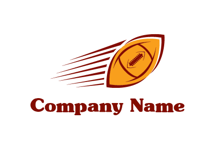 football flying logo