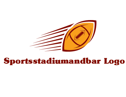 football flying logo