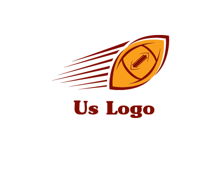 football flying logo