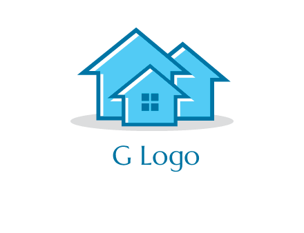 abstract homes icon