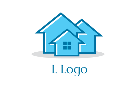 abstract homes icon