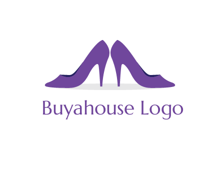 high heels shoes logo