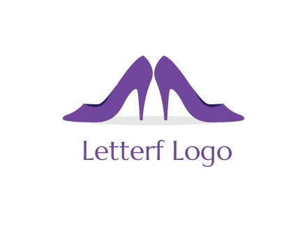 high heels shoes logo