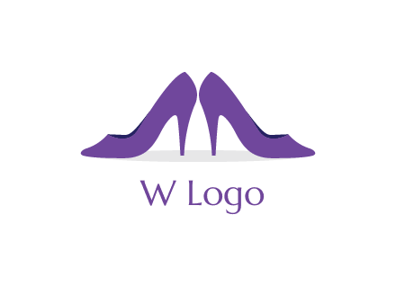 high heels shoes logo