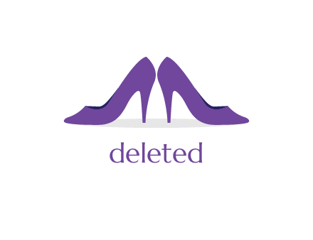 high heels shoes logo