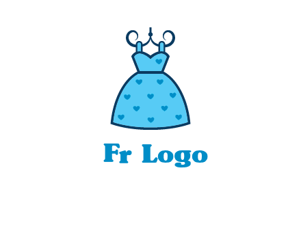hanging baby frock icon