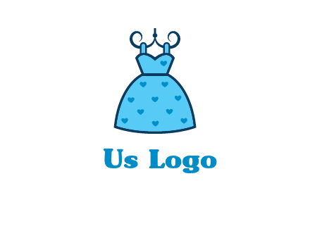 hanging baby frock icon