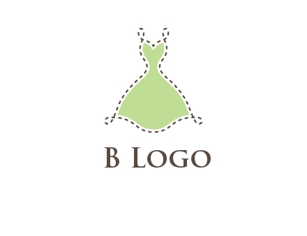 frock in a stitch outline logo