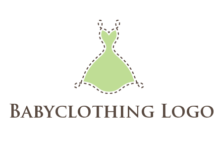 frock in a stitch outline logo