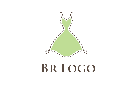 frock in a stitch outline logo