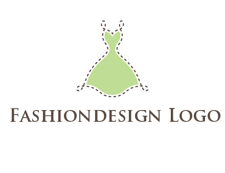 frock in a stitch outline logo