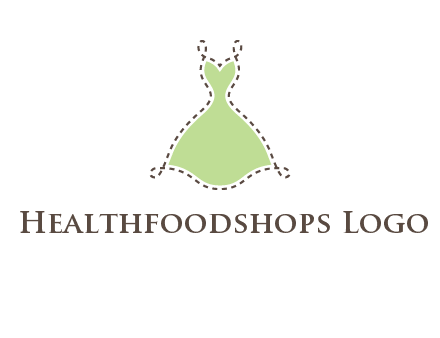 frock in a stitch outline logo