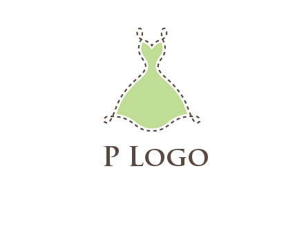 frock in a stitch outline logo