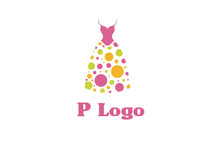 polka dots skirt vector