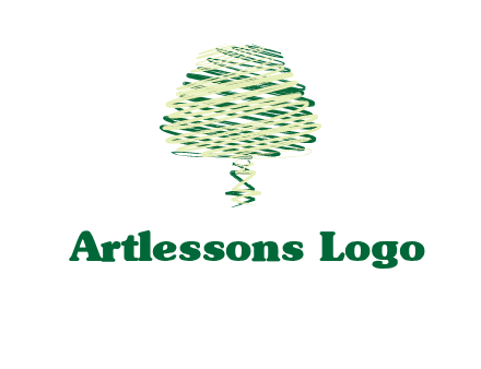 scribble tree logo