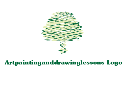 scribble tree logo