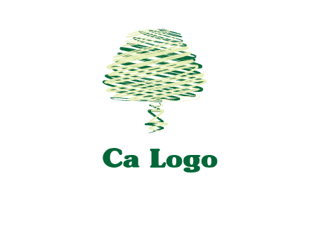 scribble tree logo