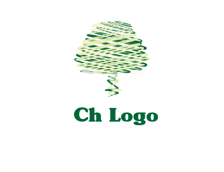 scribble tree logo