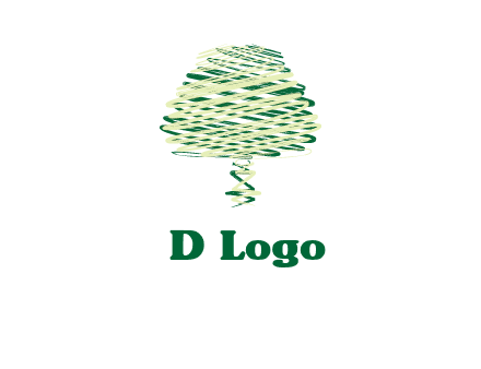 scribble tree logo