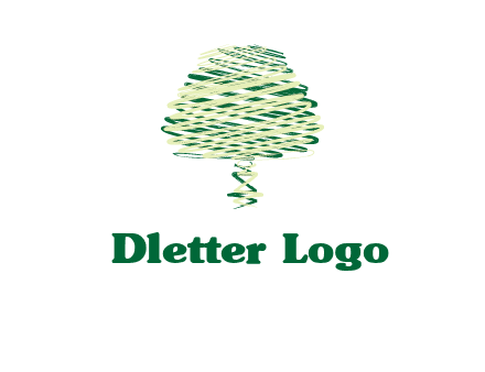 scribble tree logo