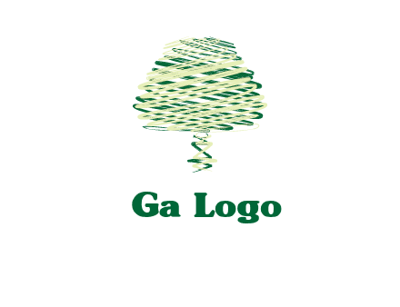 scribble tree logo