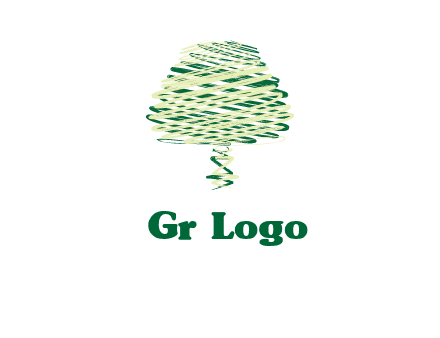 scribble tree logo