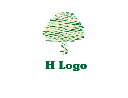 scribble tree logo