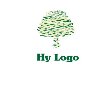 scribble tree logo