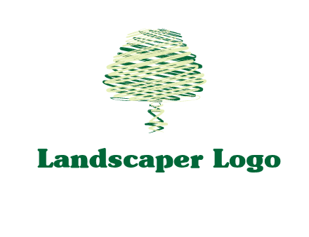 scribble tree logo