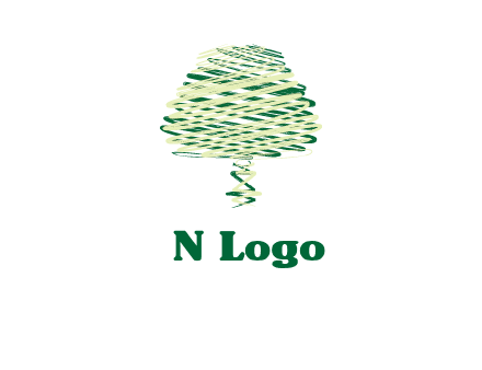 scribble tree logo