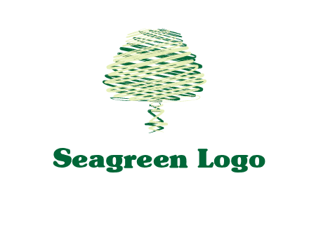 scribble tree logo