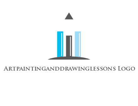 bars and pencil logo