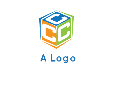 Letters CCC in a cube logo