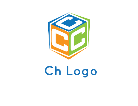 Letters CCC in a cube logo