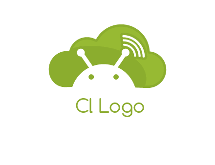 android in cloud information technology logo